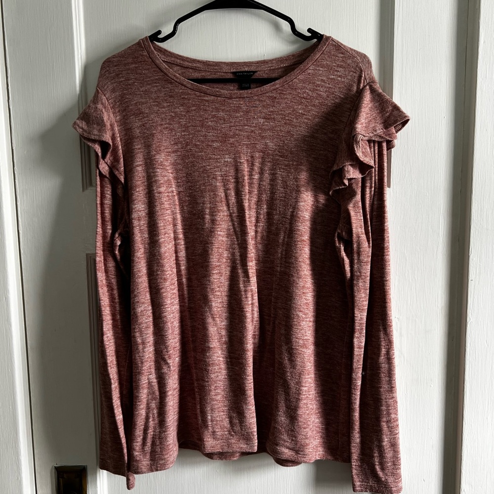 Women's Ruffled Sleeve Top - Pink